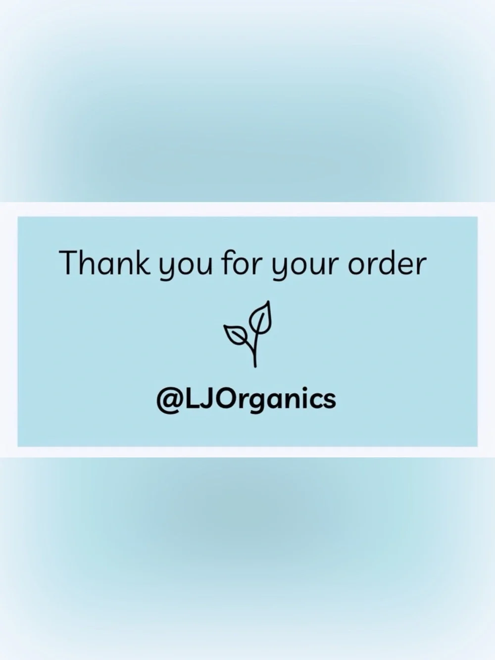 50 CUSTOM STICKERS - 2” x 1” - ‘THANK YOU FOR YOUR ORDER’ - W/ YOUR CLOSET NAME